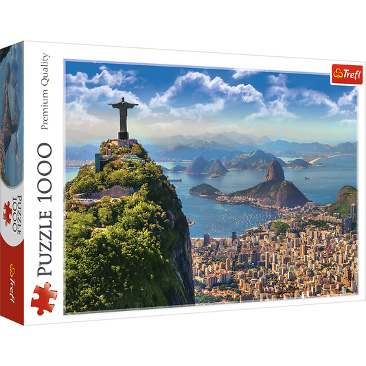 1000 Piece Jigsaw Puzzles, Rio de Janeiro, Brazil,  Mount Corcovado, Christ the Redeemer, South America