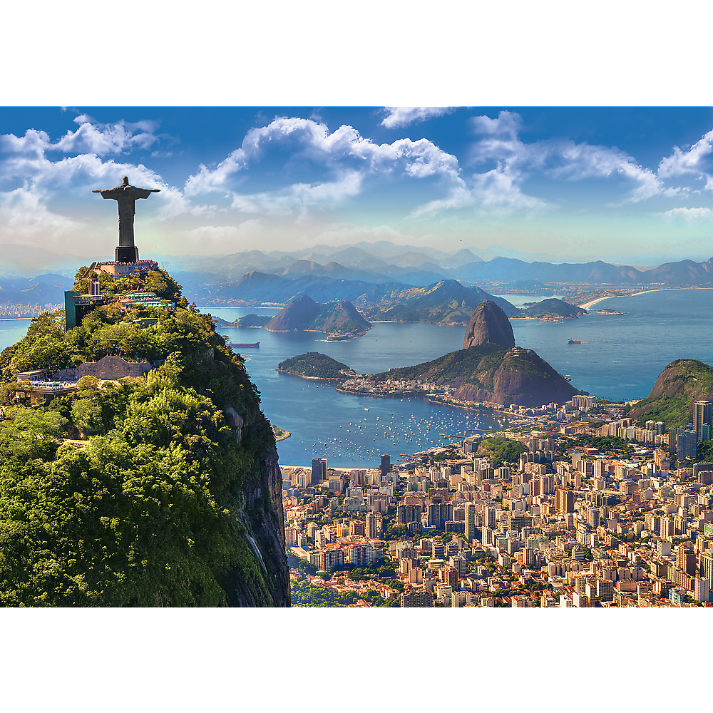 1000 Piece Jigsaw Puzzles, Rio de Janeiro, Brazil,  Mount Corcovado, Christ the Redeemer, South America