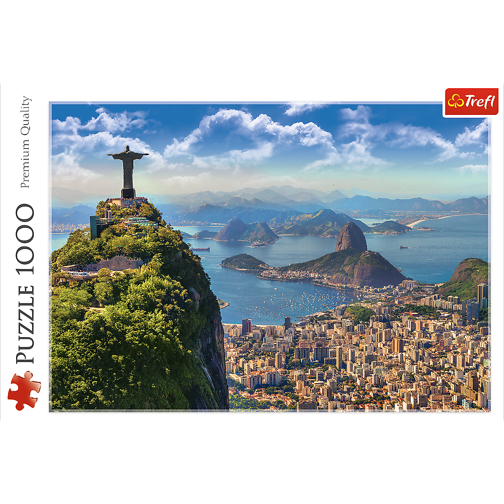 1000 Piece Jigsaw Puzzles, Rio de Janeiro, Brazil,  Mount Corcovado, Christ the Redeemer, South America