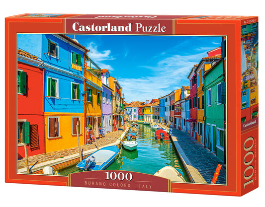 1000 Piece Jigsaw Puzzle, Burano Colors, Italy, Venice