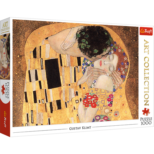 1000 Piece Jigsaw Puzzles, The Kiss by Gustav Klimt, Art Nouveau, Puzzle Art