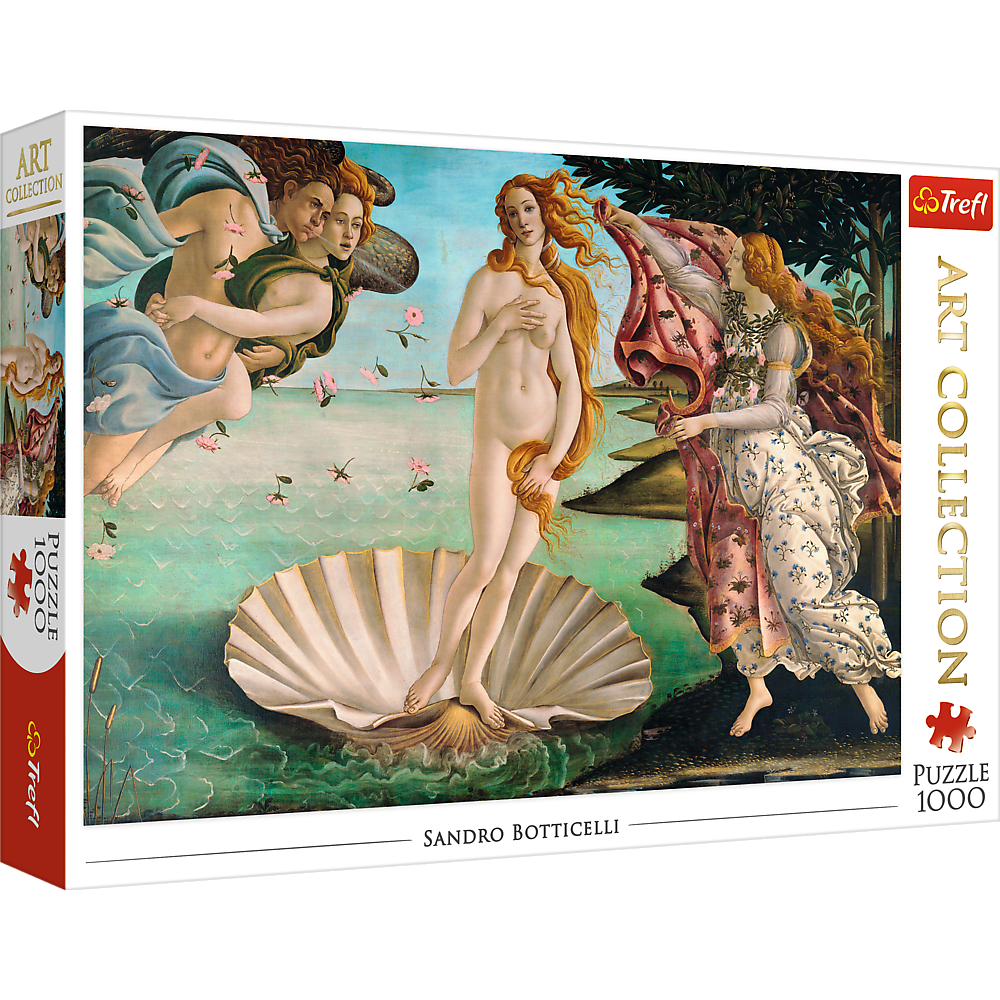 1000 Piece Jigsaw Puzzles, The Birth of Venus, Botticelli, Goddess of Love and Beauty, Greek Mythology