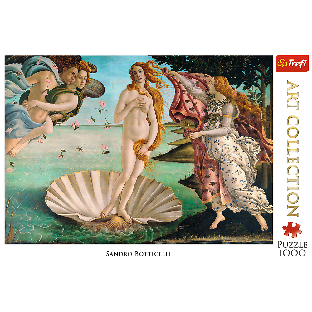 1000 Piece Jigsaw Puzzles, The Birth of Venus, Botticelli, Goddess of Love and Beauty, Greek Mythology