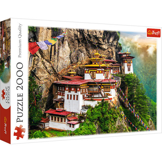 2000 Piece Jigsaw Puzzles, Tiger's Nest, Puzzle of Bhutan, Himalayan Mountain Puzzle