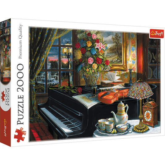 2000 Piece Jigsaw Puzzle, Sounds of Music, Instruments and Piano Puzzle