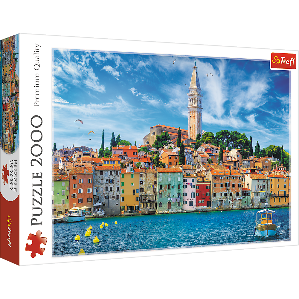 2000 piece Jigsaw Puzzles - Rovinj, Croatia, Adriatic sea, Seaside view