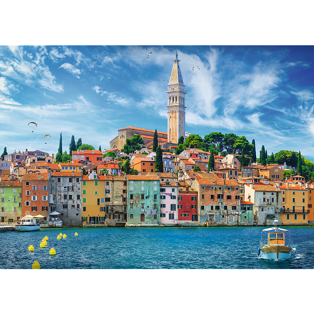 2000 piece Jigsaw Puzzles - Rovinj, Croatia, Adriatic sea, Seaside view