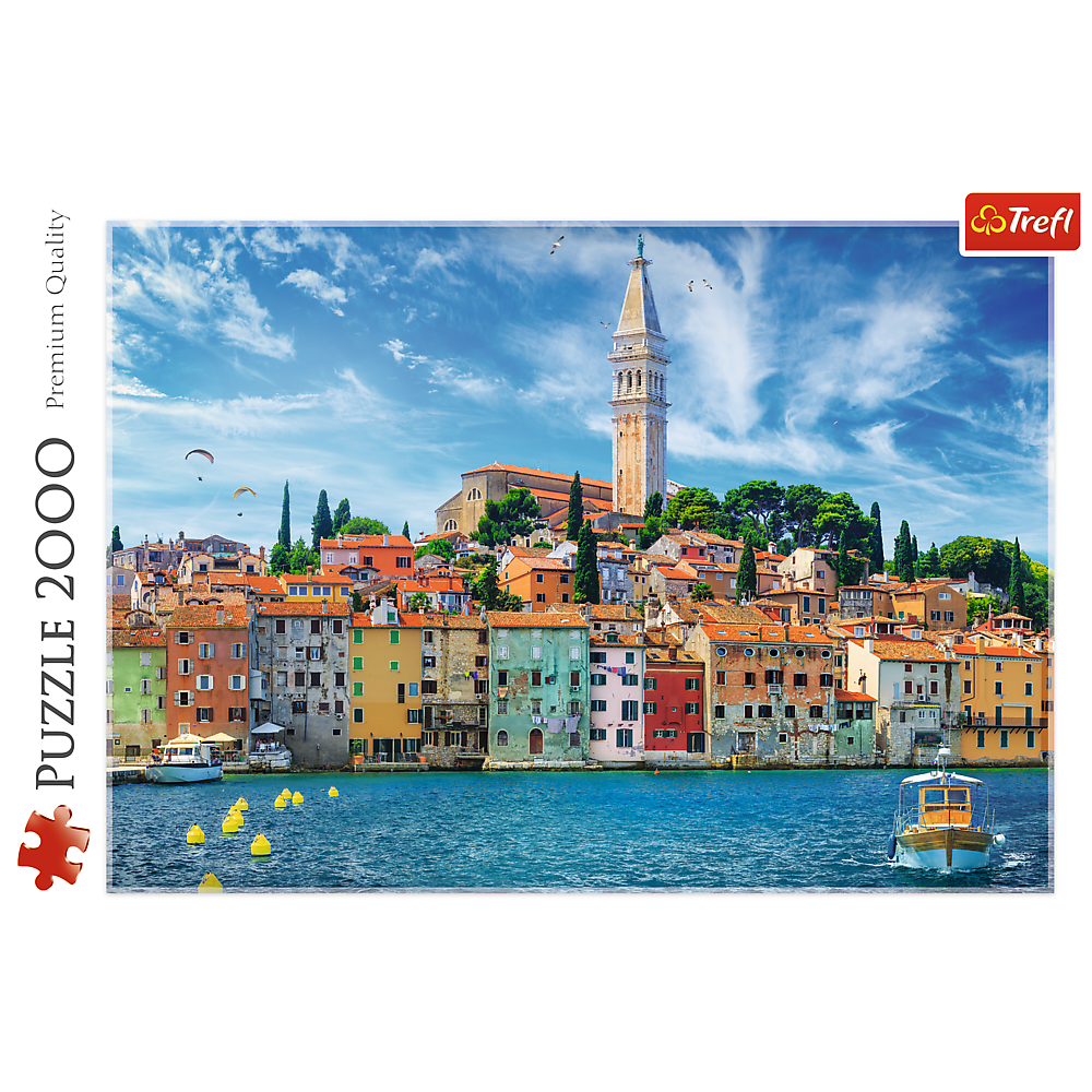 2000 piece Jigsaw Puzzles - Rovinj, Croatia, Adriatic sea, Seaside view