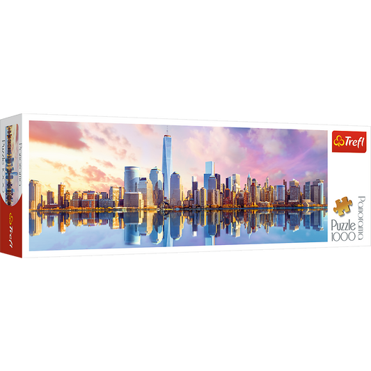 Panorama 1000 Piece Jigsaw Puzzles, Manhattan, New York, USA, Puzzle of New York with City Skyline