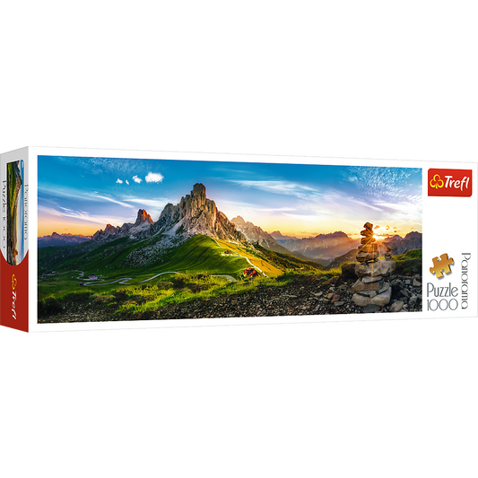 Panorama 1000 Piece Jigsaw Puzzles, Passo Di Giau, Dolomite Mountains, Puzzle of Italy