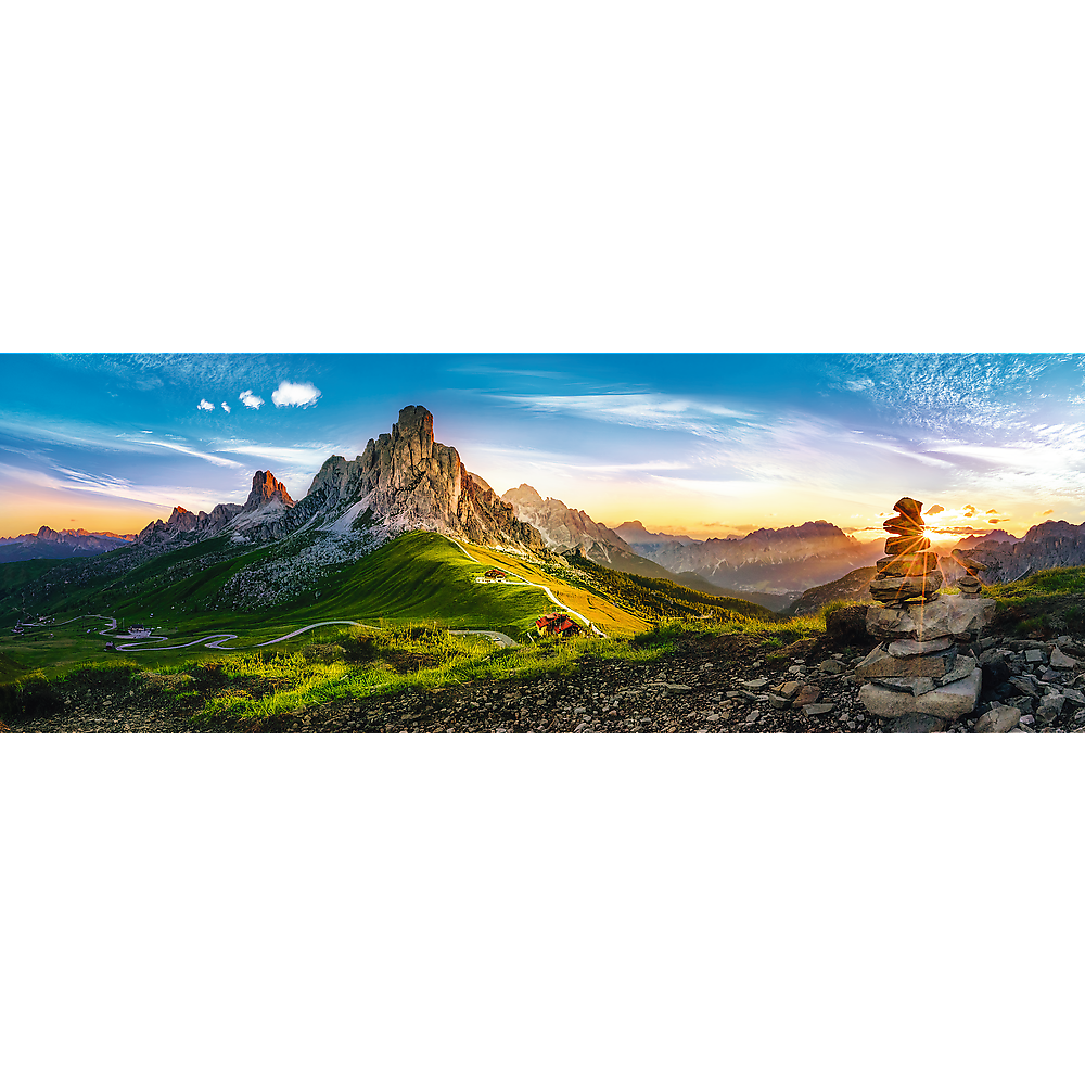 Panorama 1000 Piece Jigsaw Puzzles, Passo Di Giau, Dolomite Mountains, Puzzle of Italy