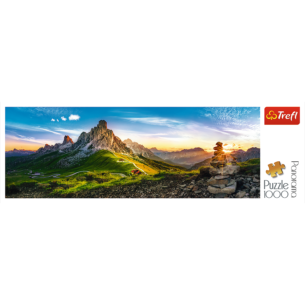 Panorama 1000 Piece Jigsaw Puzzles, Passo Di Giau, Dolomite Mountains, Puzzle of Italy