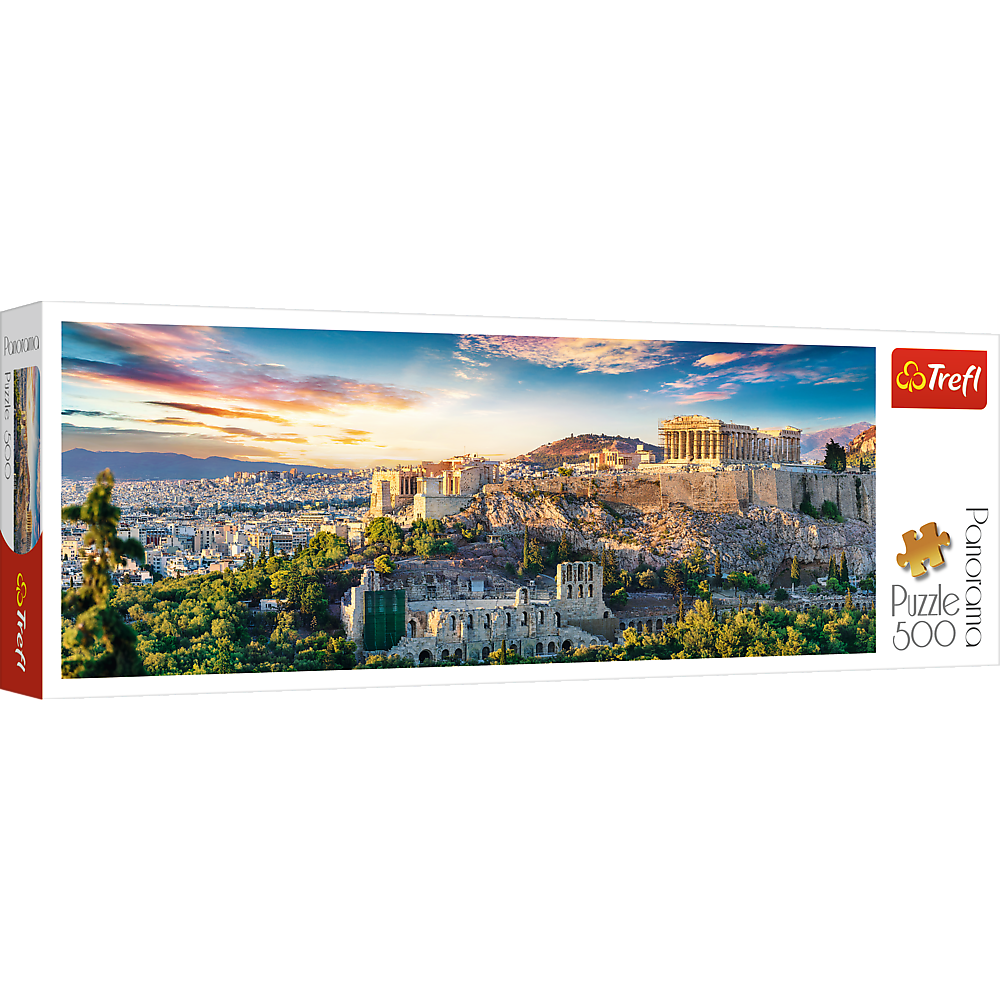 Panorama 500 Piece Jigsaw Puzzles, Acropolis, Athens Greece Puzzle, Parthenon Puzzle