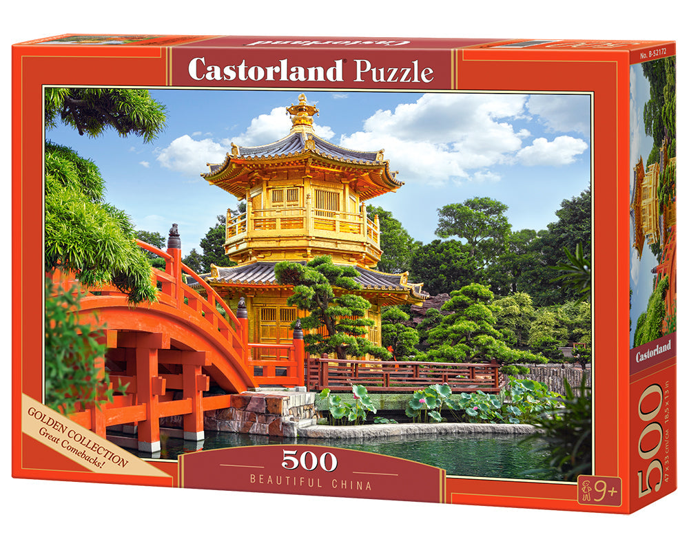 500 Piece Jigsaw Puzzle, Beautiful China, Nan Lian Garden in Hong Kong