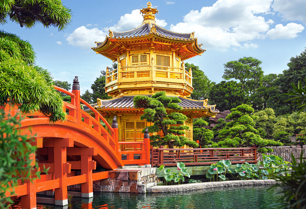 500 Piece Jigsaw Puzzle, Beautiful China, Nan Lian Garden in Hong Kong