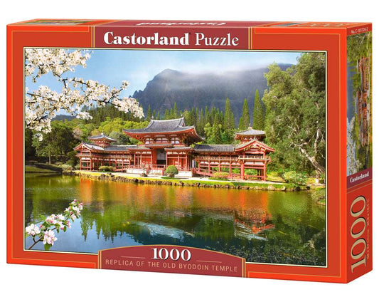 1000 Piece Jigsaw Puzzle, Replica of the Old Byodi-on Temple, Memorial Park Kahaluu, O'ahu, Hawaii