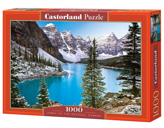 1000 Piece Jigsaw Puzzle, The Jewel of the Rockies, Canada, Idyllic Landscape, Mountains and Lake