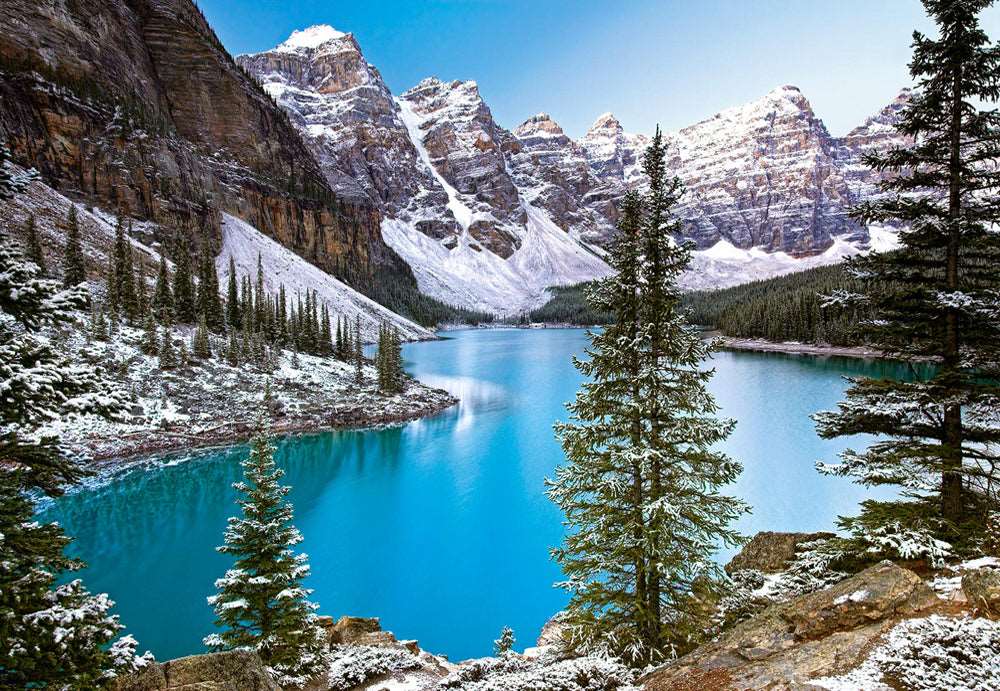 1000 Piece Jigsaw Puzzle, The Jewel of the Rockies, Canada, Idyllic Landscape, Mountains and Lake