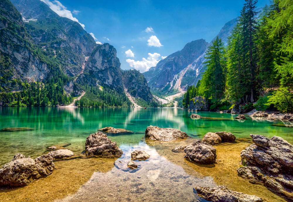 1000 Piece Jigsaw Puzzle, Heaven's Lake, Pragser Wildsee in the Dolomites, Italy