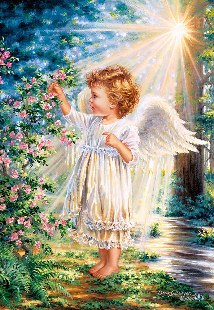 1000 Piece Jigsaw Puzzle, An Angel's Touch, Sweet Cherub, Dona Gelsinger