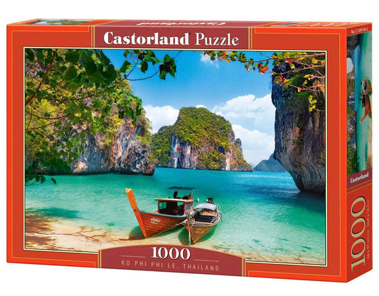 1000 Piece Jigsaw Puzzle, Ko Phi Phi Le, Thailand, Asia, Holiday puzzle, touristic place, beach, ocean puzzle