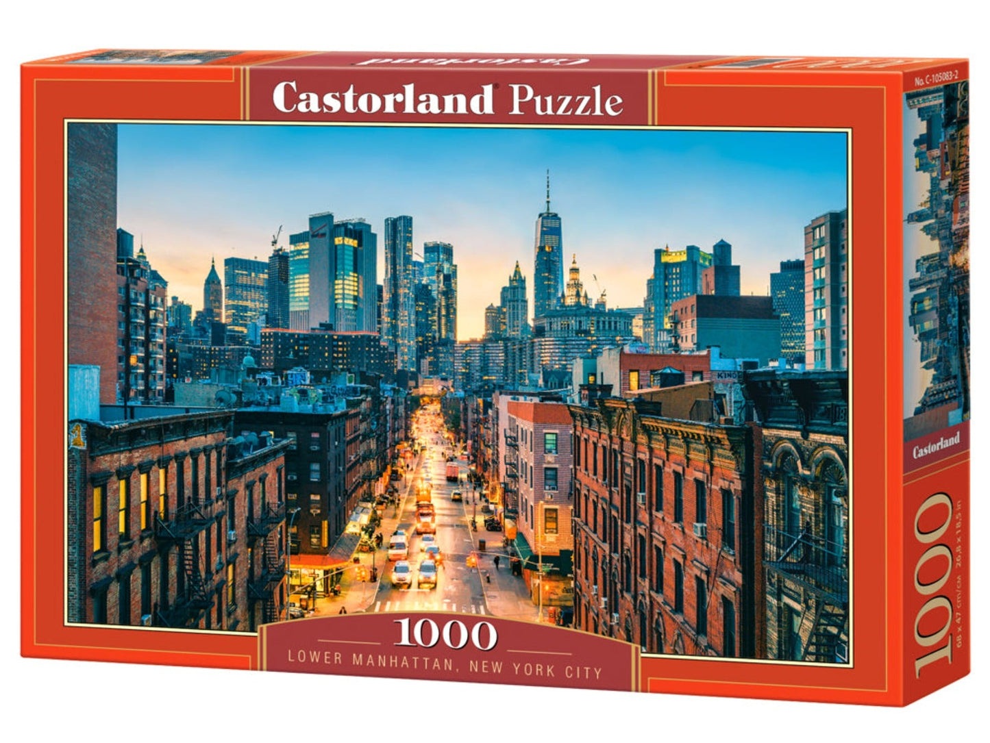 1000 Piece Jigsaw Puzzle, Lower Manhattan, New York City, NYC, City view puzzle, USA puzzles