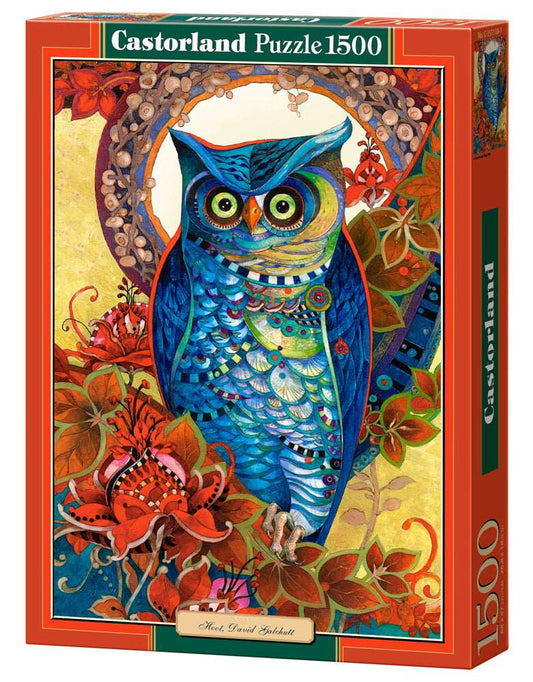 1500 Piece Jigsaw Puzzle, Hoot, David Galchutt, Art Nouveau, Art. Puzzle