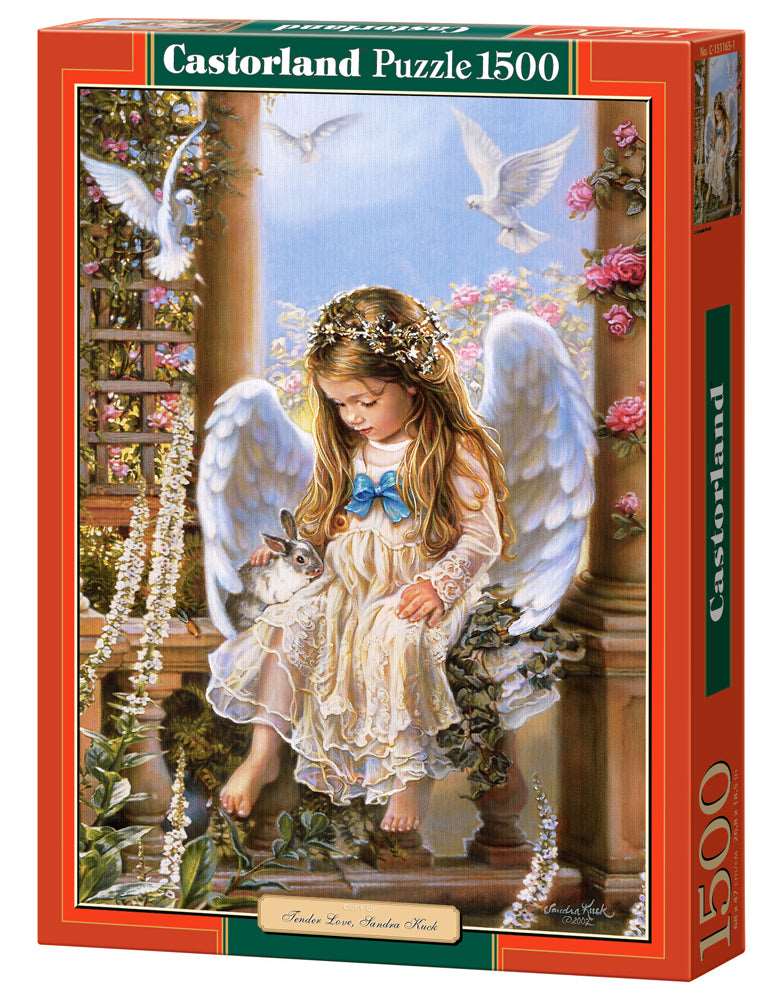 1500 Piece Jigsaw Puzzle, Tender Love, Sandra Kuck, Angel