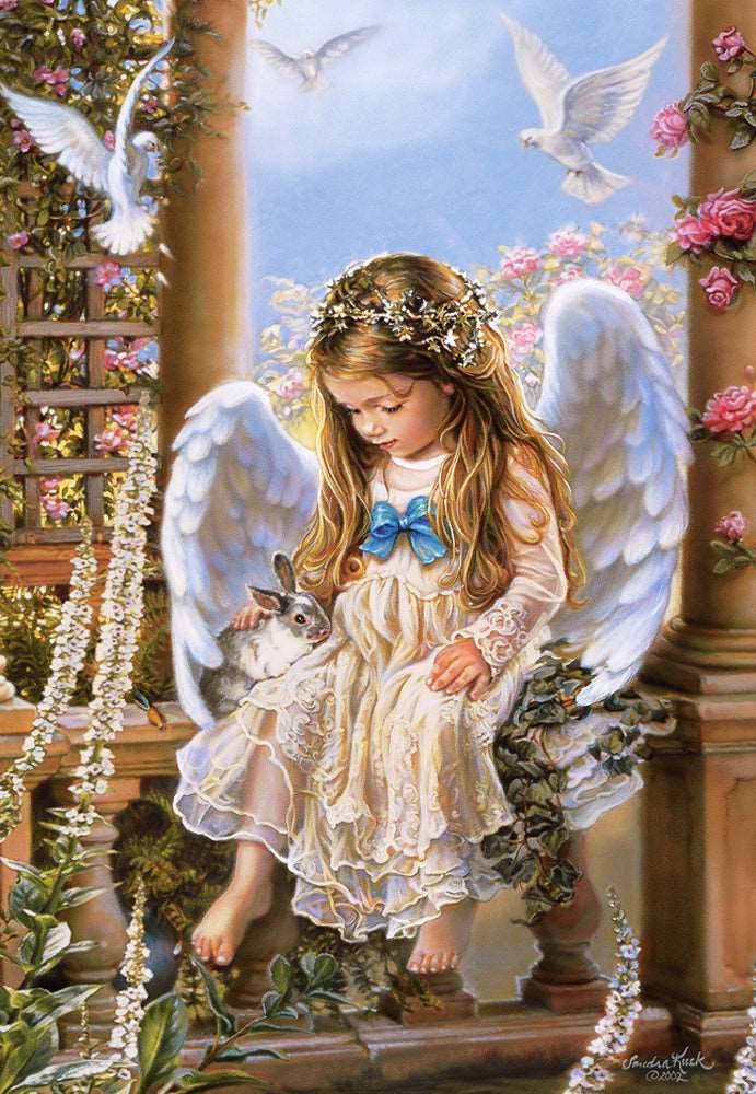 1500 Piece Jigsaw Puzzle, Tender Love, Sandra Kuck, Angel