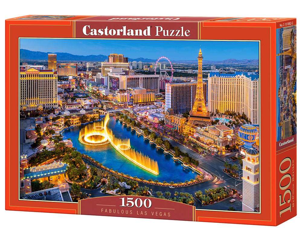 1500 Piece Jigsaw Puzzle, Fabulous Las Vegas, USA