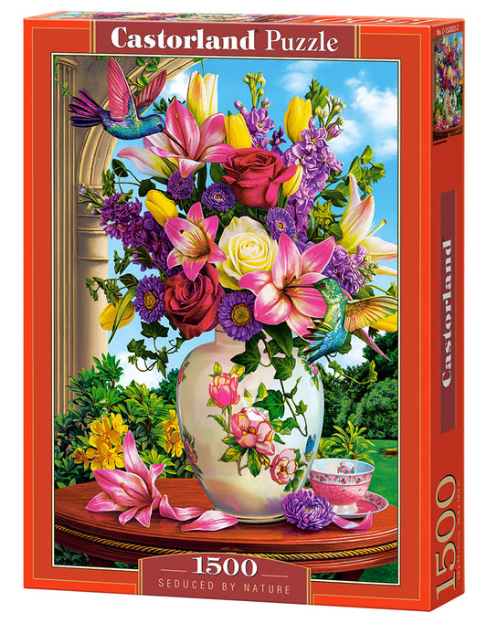 1500 Piece Jigsaw Puzzle, Seduced by Nature, Flower puzzle, Still nature