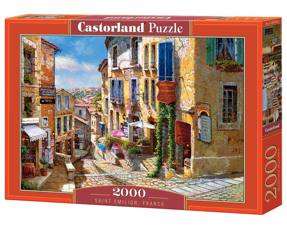 2000 Piece Jigsaw Puzzle, Saint Emilion, France, Puzzle of France, village