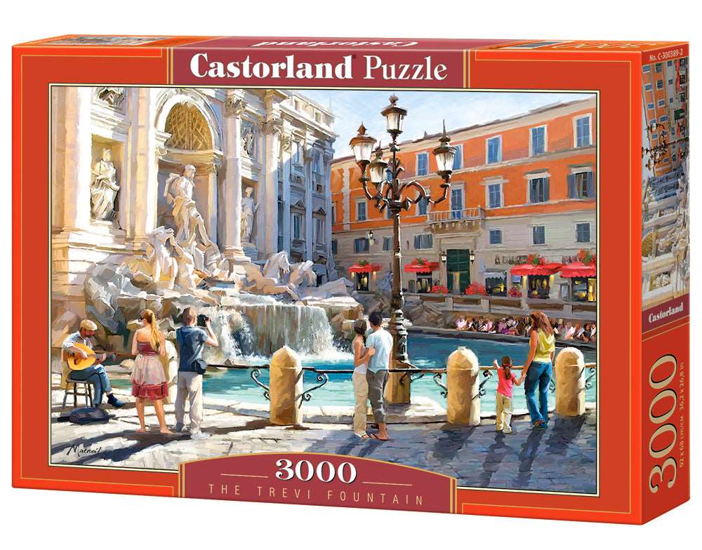 3000 Piece Jigsaw Puzzle, The Trevi Fountain, Rome, Italy, Baroque Art