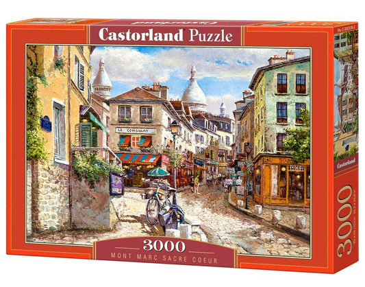 3000 Piece Jigsaw Puzzle, Montmartre Sacre Coeur, Puzzle of France, Paris