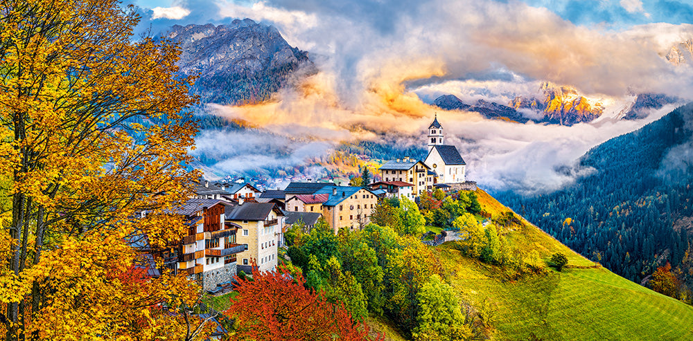 4000 Piece Jigsaw Puzzles, Colle Santa Lucia, Italy, Mountain Landscape