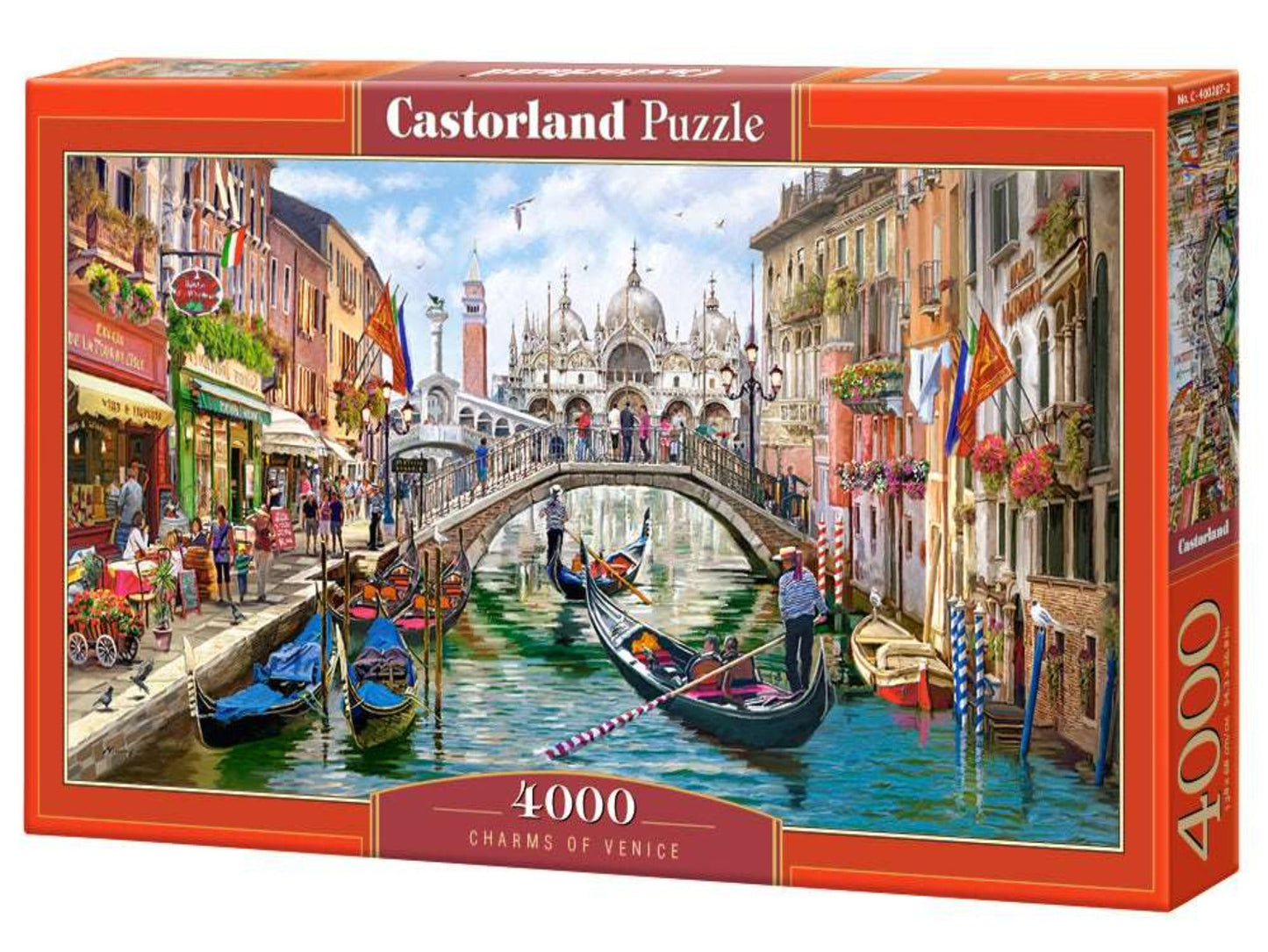 4000 Piece Jigsaw Puzzle, Charms of Venice, Italy Puzzle, Gondola Puzzle, European Puzzle