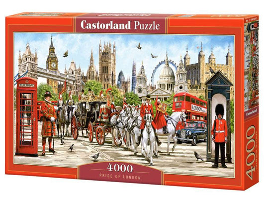 4000 Piece Jigsaw Puzzle, Pride of London, Great Britain, Iconic Monuments of London