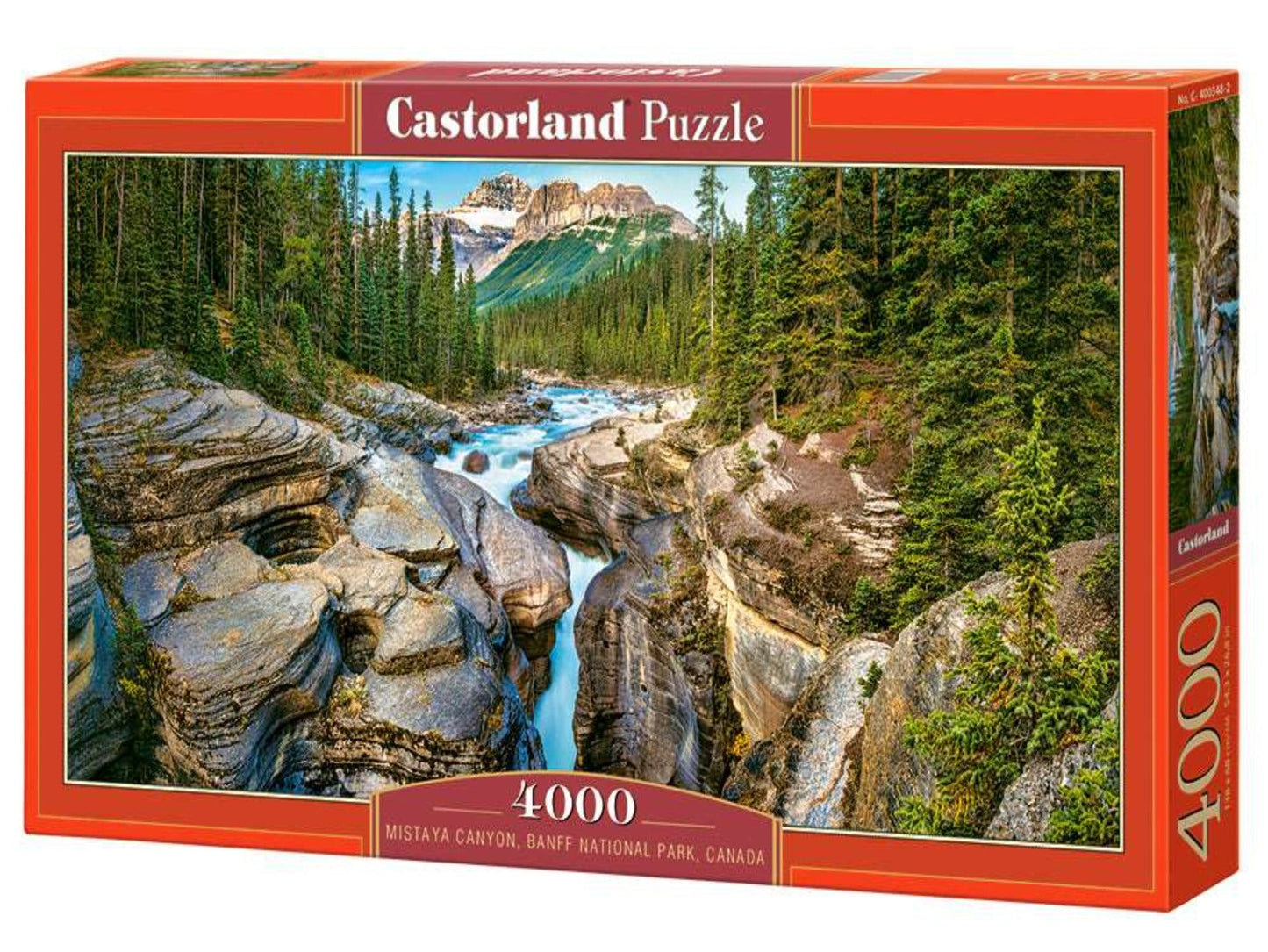 4000 Piece Jigsaw Puzzle, Mistaya Canyon, Banff National Park, Canada