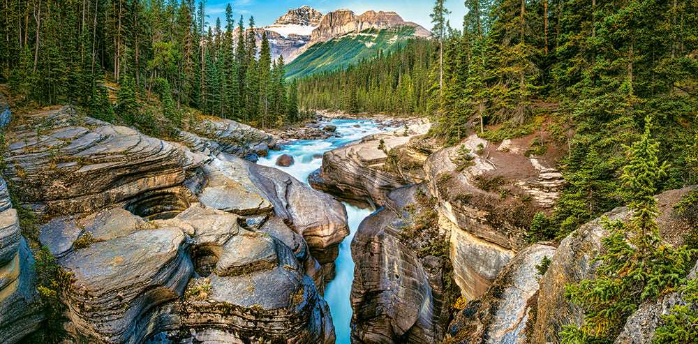 4000 Piece Jigsaw Puzzle, Mistaya Canyon, Banff National Park, Canada