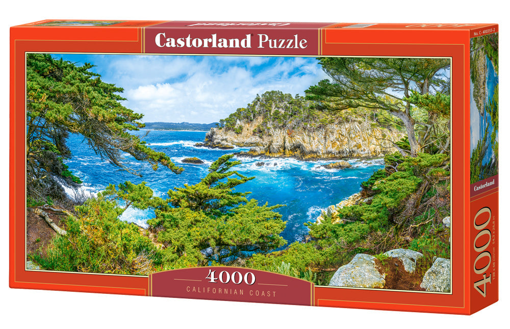 4000 Piece Jigsaw Puzzle, Californian Coast, USA, Spectacular landscape view, Seaside, Ocean view