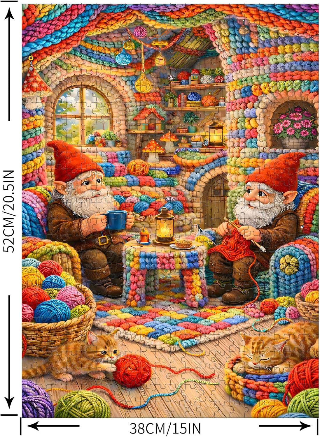 Gnome Knitting — view 2