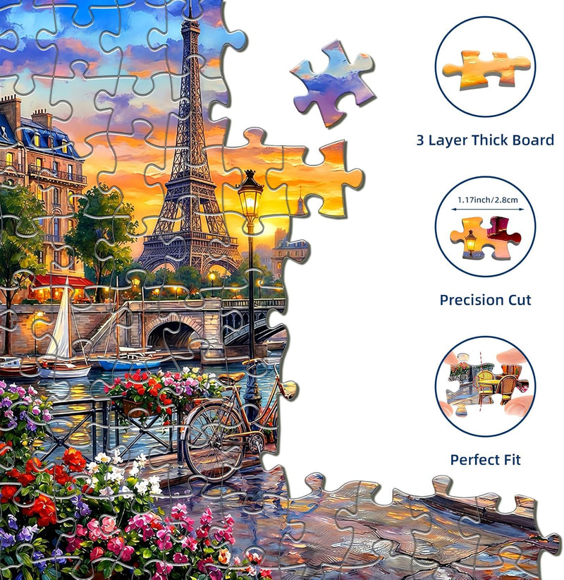 Scenic Eiffel Tower — detail 2