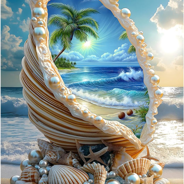 Summer Marine Jewel Seashell