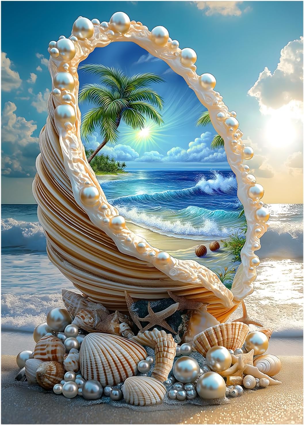 Summer Marine Jewel Seashell — view 1