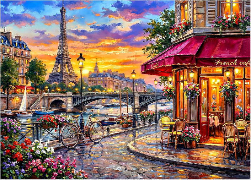 Scenic Eiffel Tower — detail 4