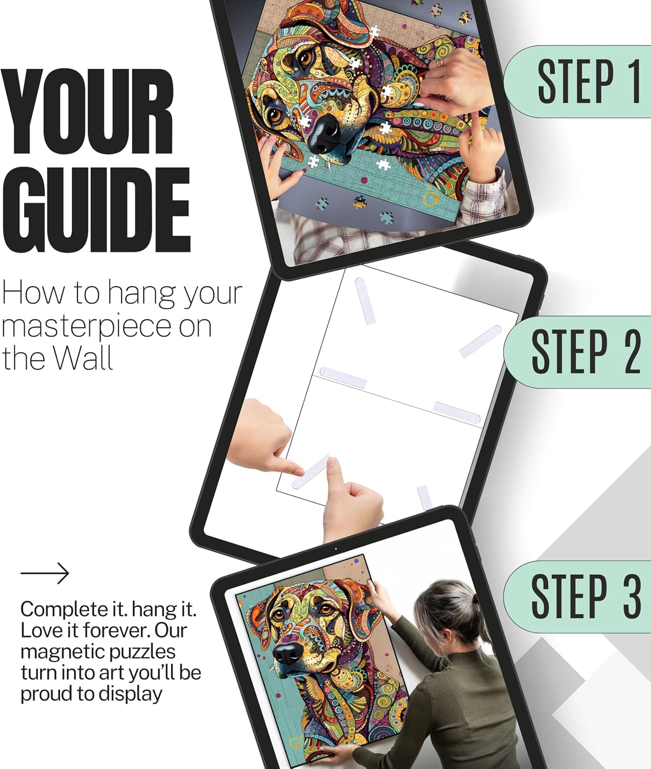 Magnetic Wall Art Puzzle — view 6
