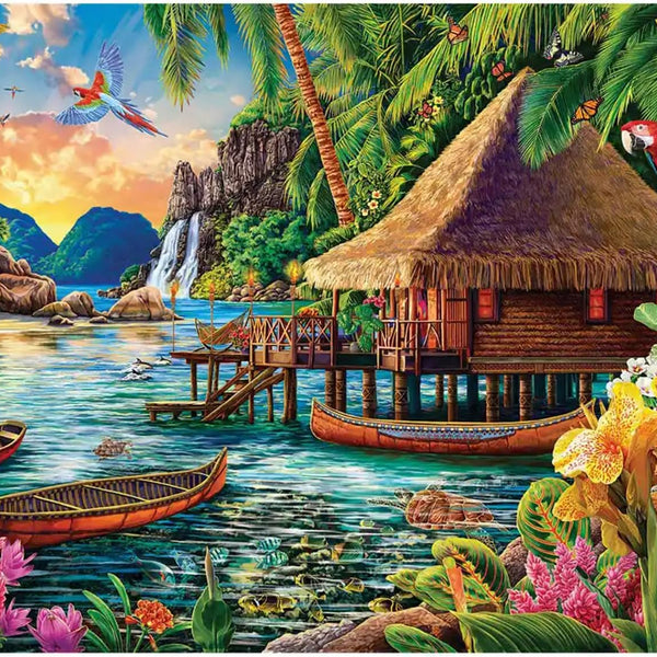 Polynesian Lagoon Jigsaw Puzzle