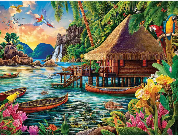 Polynesian Lagoon Jigsaw Puzzle