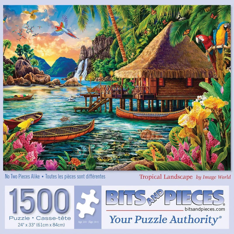 Polynesian Lagoon Jigsaw Puzzle — detail 2