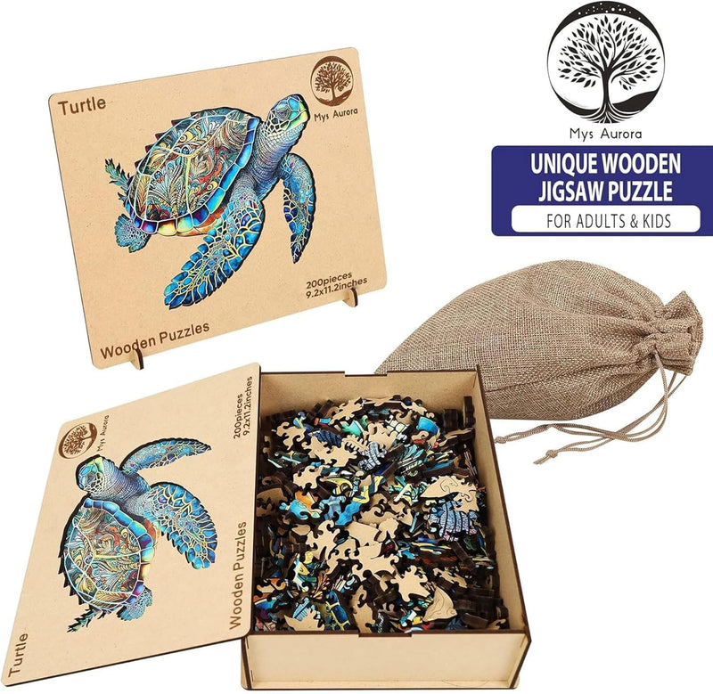 Mys Aurora Wooden Sea Turtle — detail 2